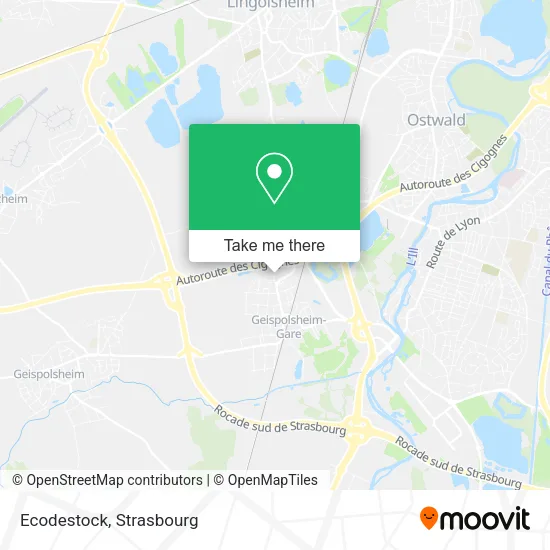 Ecodestock map