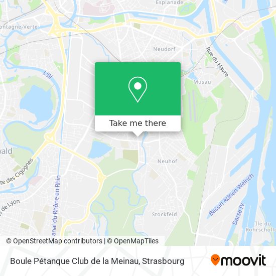 Boule Pétanque Club de la Meinau map