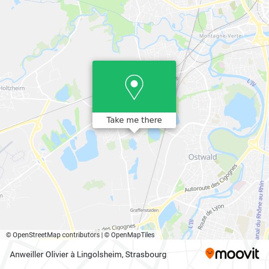 Anweiller Olivier à Lingolsheim map