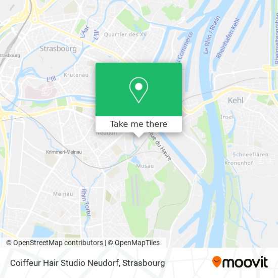 Mapa Coiffeur Hair Studio Neudorf