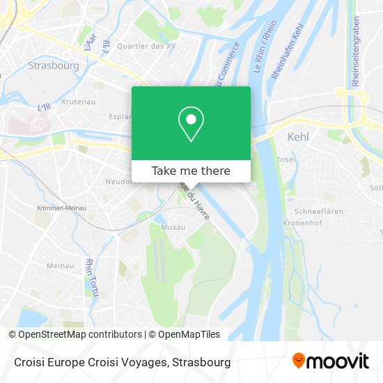 Croisi Europe Croisi Voyages map