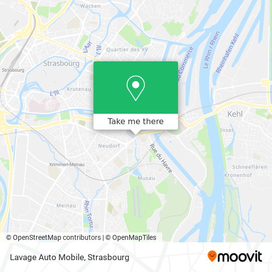 Lavage Auto Mobile map