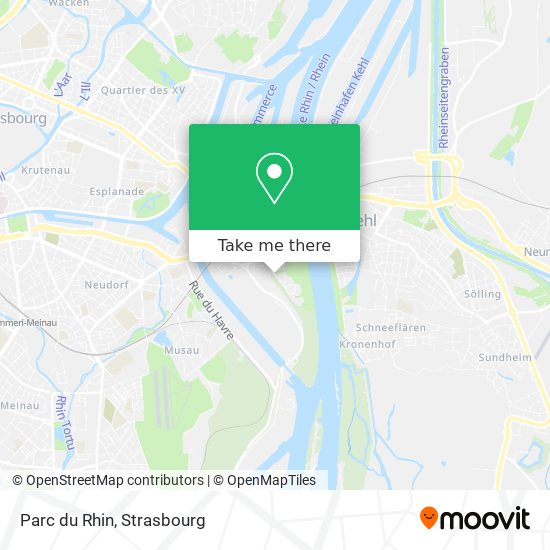 Parc du Rhin map
