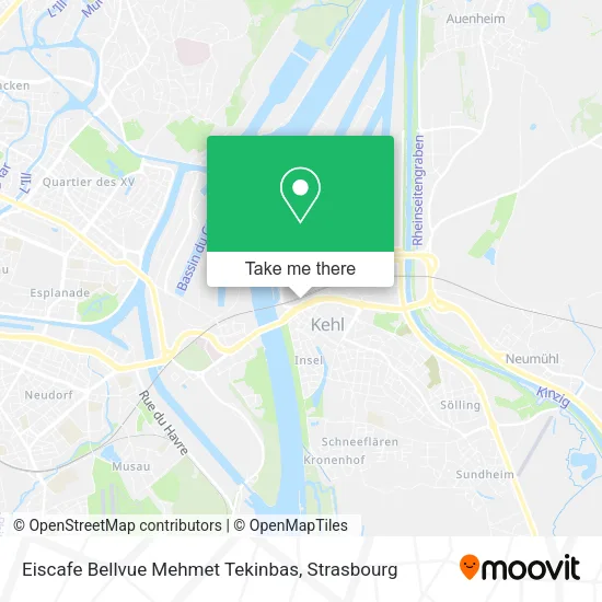 Eiscafe Bellvue Mehmet Tekinbas map