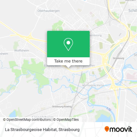 La Strasbourgeoise Habitat map