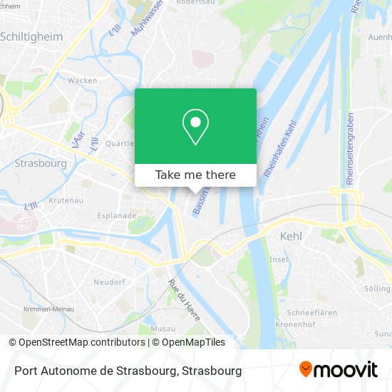 Port Autonome de Strasbourg map