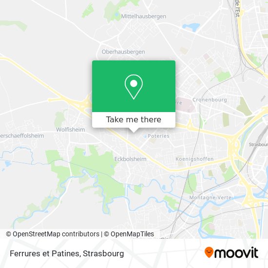 Ferrures et Patines map