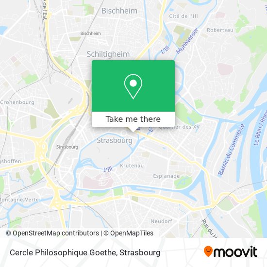 Cercle Philosophique Goethe map