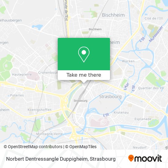 Norbert Dentressangle Duppigheim map