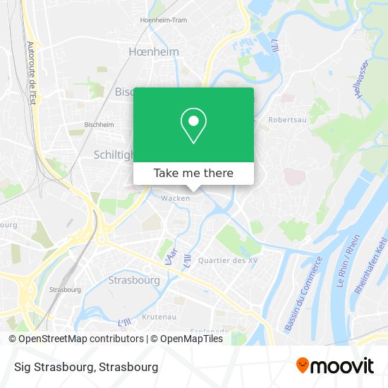 Sig Strasbourg map