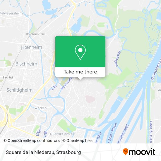 Square de la Niederau map
