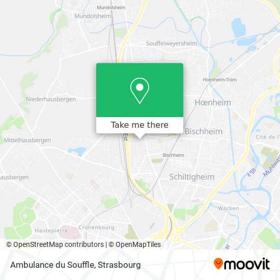 Ambulance du Souffle map