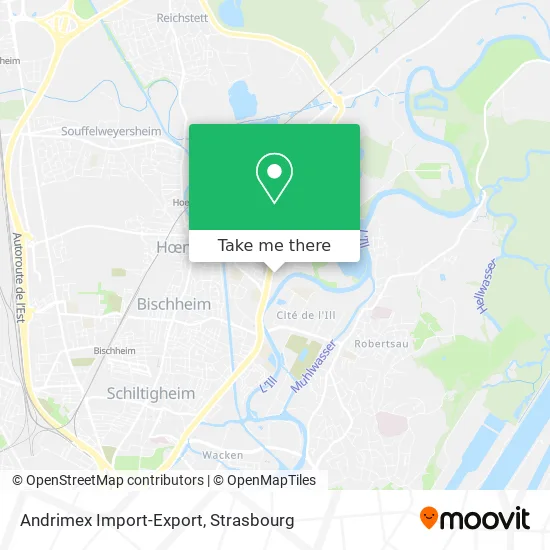 Andrimex Import-Export map