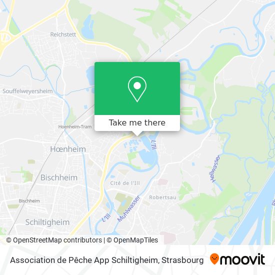 Association de Pêche App Schiltigheim map
