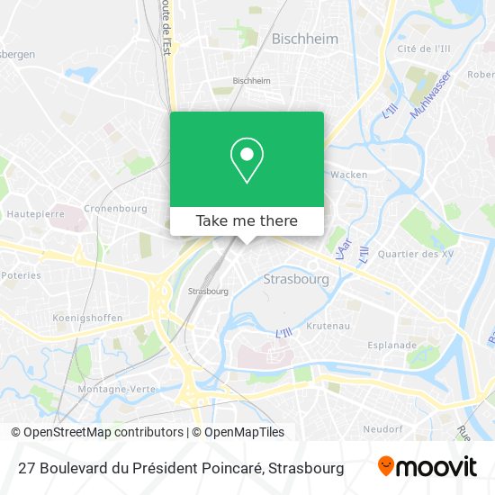Mapa 27 Boulevard du Président Poincaré