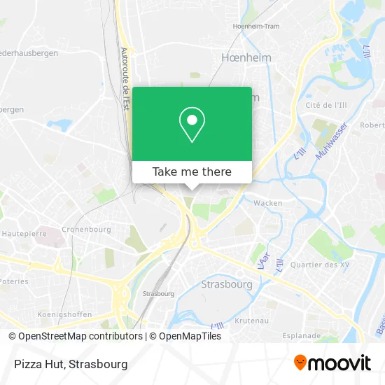 Mapa Pizza Hut
