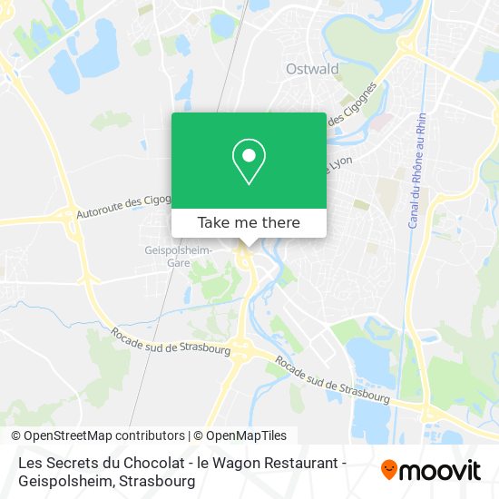 Les Secrets du Chocolat - le Wagon Restaurant - Geispolsheim map