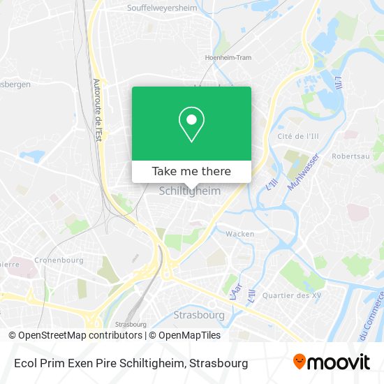 Mapa Ecol Prim Exen Pire Schiltigheim