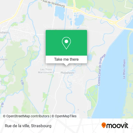 Rue de la ville map