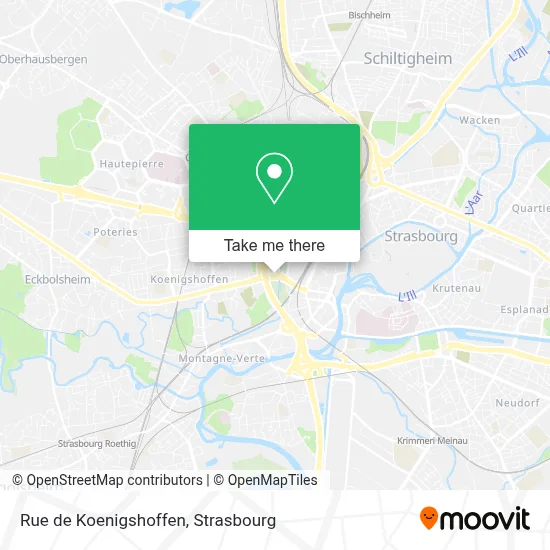 Rue de Koenigshoffen map