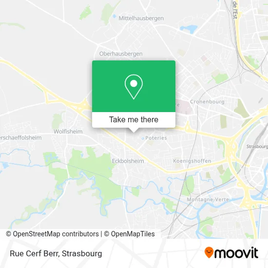 Rue Cerf Berr map
