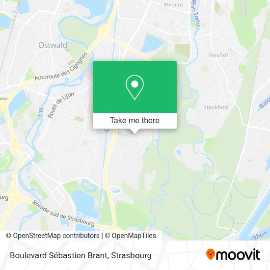 Boulevard Sébastien Brant map
