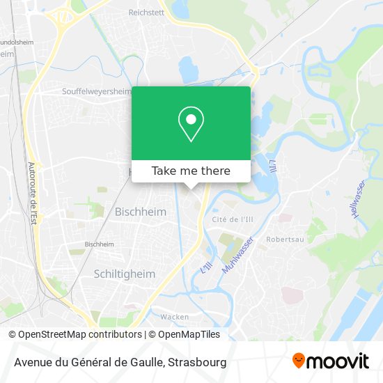 Avenue du Général de Gaulle map