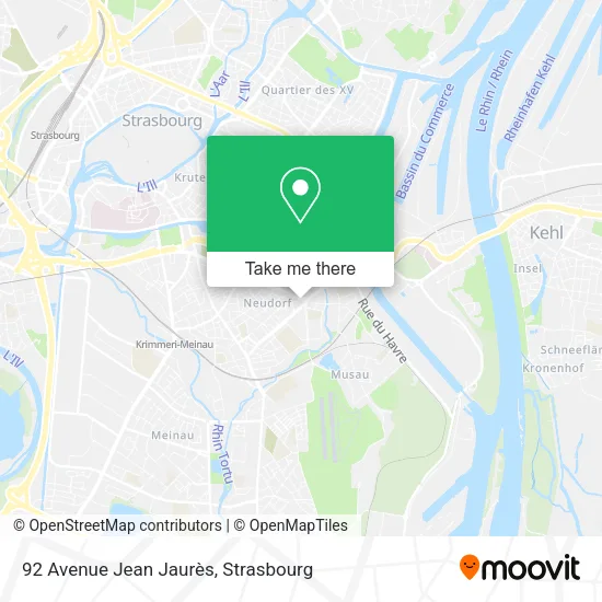 92 Avenue Jean Jaurès map