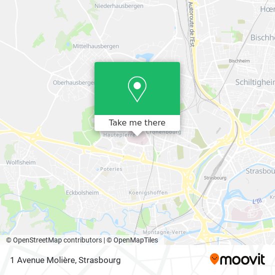 1 Avenue Molière map
