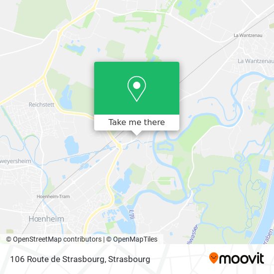 106 Route de Strasbourg map