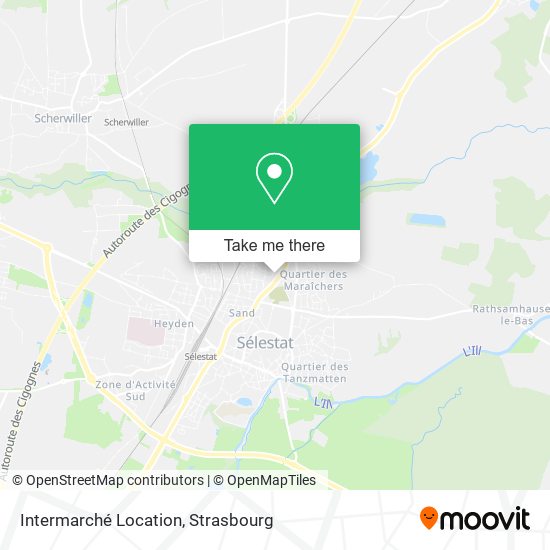Intermarché Location map