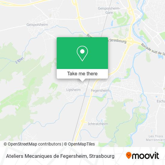 Ateliers Mecaniques de Fegersheim map