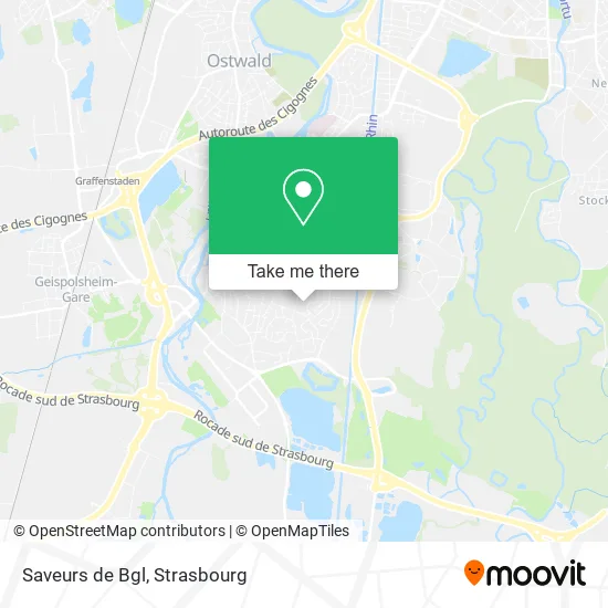 Saveurs de Bgl map