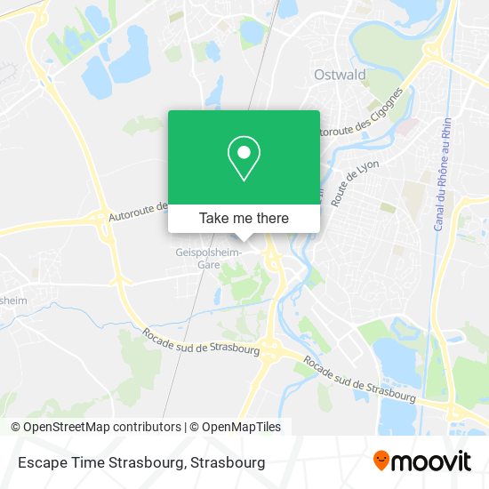 Escape Time Strasbourg map