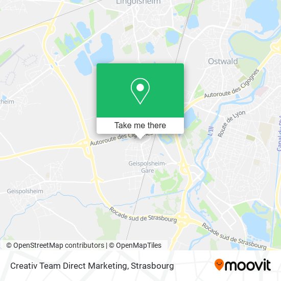 Creativ Team Direct Marketing map