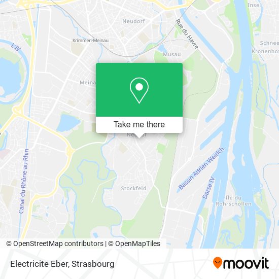 Electricite Eber map