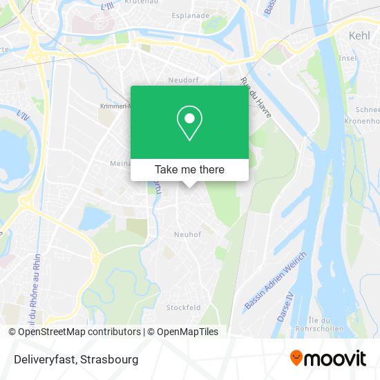 Deliveryfast map