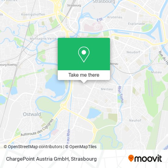 Mapa ChargePoint Austria GmbH