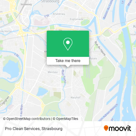 Pro Clean Services map