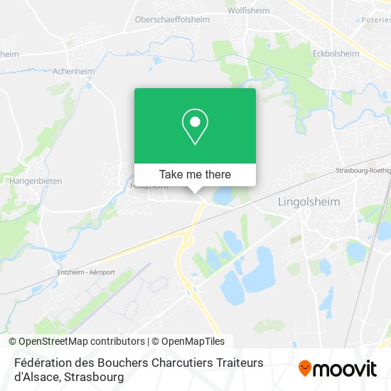 Mapa Fédération des Bouchers Charcutiers Traiteurs d'Alsace