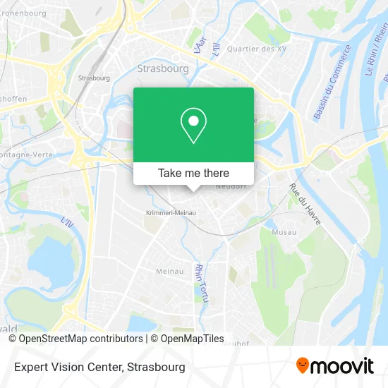 Expert Vision Center map