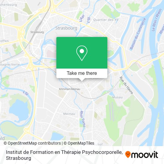 Mapa Institut de Formation en Thérapie Psychocorporelle