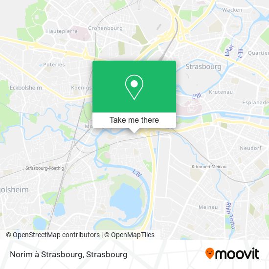 Norim à Strasbourg map