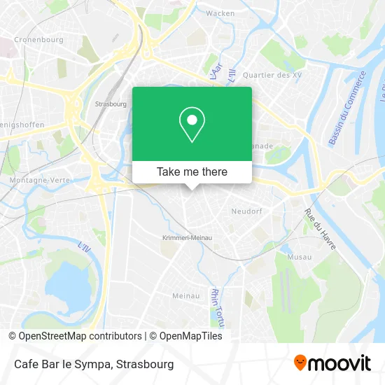 Cafe Bar le Sympa map