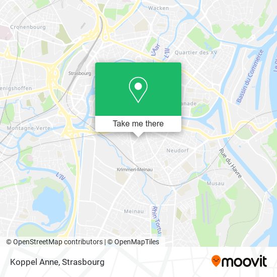 Mapa Koppel Anne