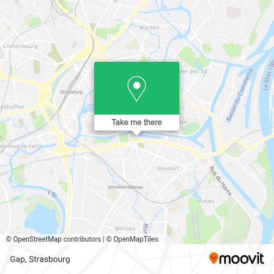 Gap map