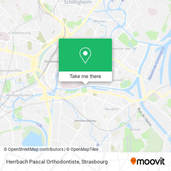 Herrbach Pascal Orthodontiste map