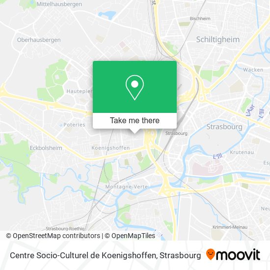 Centre Socio-Culturel de Koenigshoffen map