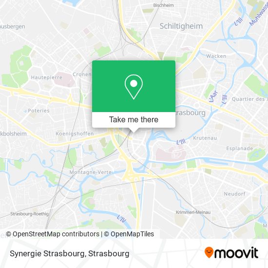 Mapa Synergie Strasbourg