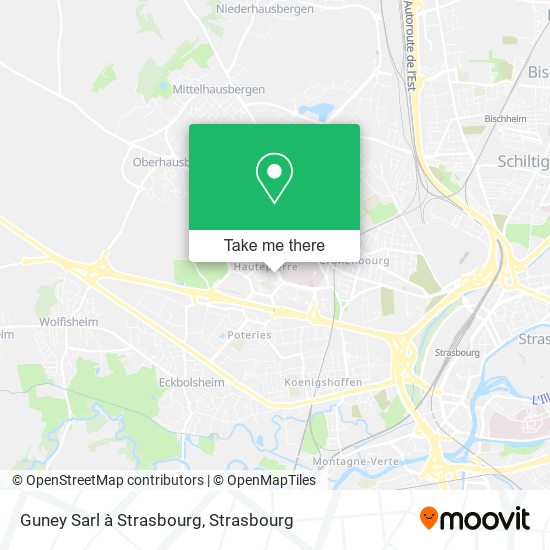 Guney Sarl à Strasbourg map